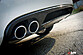 Диффузор заднего бампера Audi A4 B8 под выхлоп справа+слева S-Line DTM A4 B8S2 Carbon  -- Фотография  №1 | by vonard-tuning