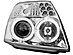 Фары передние на Citroen C2 03+   ангельские глазки SWC03  -- Фотография  №1 | by vonard-tuning