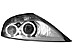 Фары передние на Citroen C3 02+  ангельские глазки SWC07X  -- Фотография  №1 | by vonard-tuning