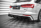 Диффузор агрессивный заднего бампера Audi A6 C8 S-Line AU-A6-C8-SLINE-RS1G+RS1R  -- Фотография  №2 | by vonard-tuning
