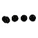Комплект ниппелей с колпачками "Invisible" черные 20028  -- Фотография  №1 | by vonard-tuning