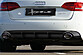 Диффузор заднего бампера Audi A4 B8 седан/ универсал с двумя вырезами HOFELE HF 8253  -- Фотография  №1 | by vonard-tuning