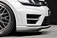 Сплиттер переднего бампера VW Golf 7R / Golf 7 R-line Черный глянцевый 00088091  -- Фотография  №1 | by vonard-tuning