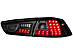 Задние фонари на Mitsubishi Lancer 08+  черные, диодные LED RM03LB  -- Фотография  №1 | by vonard-tuning