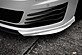 Юбка, накладка на передний бампер VW Golf Mk7 GTI центральная Var. -S (карбон) FCS GT7 DF-S  middle lip carbon   -- Фотография  №1 | by vonard-tuning