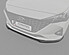 Сплиттер под передний бампер Hyundai Solaris 2 рестайлинг - текстура FrontSplitter-HyundaiSolaris2-facelift  -- Фотография  №6 | by vonard-tuning