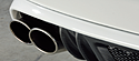 Юбка заднего бампера Audi A4 B8 седан/ универсал Carbon-Look RIEGER 00099070  -- Фотография  №3 | by vonard-tuning