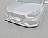 Сплиттер губа переднего бампера Hyundai Solaris 2 - гладкий АБС пластик FrontSplitter-HyundaiSolaris2-P  -- Фотография  №5 | by vonard-tuning