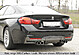 Диффузор заднего бампера BMW 4er F32/ F33/ F36 M-Tech выхлоп слева и справа 4x80mm / с вырезом 00053489 / 00088073 / 00099267  -- Фотография  №2 | by vonard-tuning