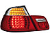 Задние фонари на BMW E46 Cabrio 03-06 красные, диодные LED и диодный поворотник 1215995  -- Фотография  №1 | by vonard-tuning