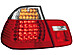 Задние фонари на BMW E46 4D 02-04  красные, диодные LED и диодным поворотником RB21AL / 1214896  -- Фотография  №1 | by vonard-tuning